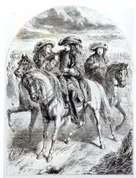 Wilhelm III. (1650-1702) Verwundet in der Schlacht am Boyne, 1. Juli 1690